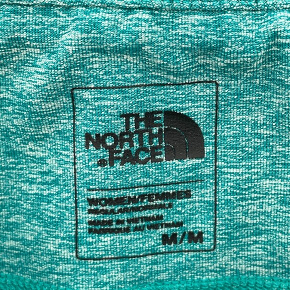 THE NORTH FACE Cropped Ruched Green Blue Leggings Size M - Picture 6 of 8